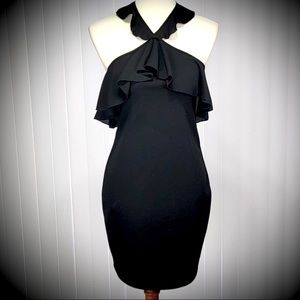 Zara ruffled halter dress💕